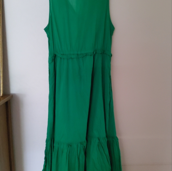 JCREW tie front midi dress - Picture 4 of 7